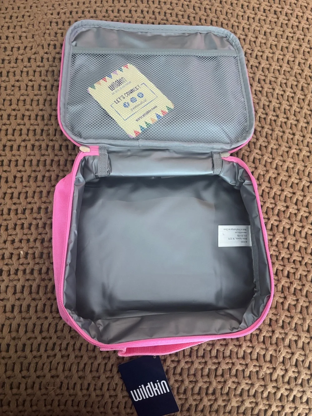 Pink Kids Accessories Insulated Lunch box /Pouch